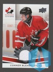 2014-15 Upper Deck Team Canada Juniors Jersey Conner Bleackley #175